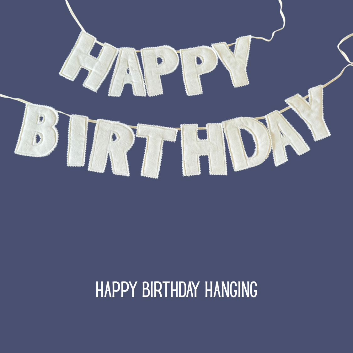 Happy Birthday Hanging Banner